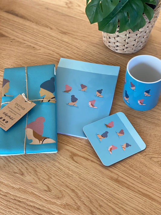 Fiddy & Mabel Tea Towel Together