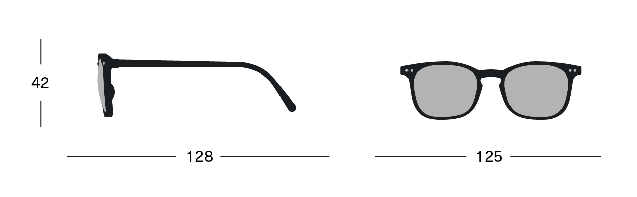 Junior Sunglasses E Blue Tortoise (5-10y)