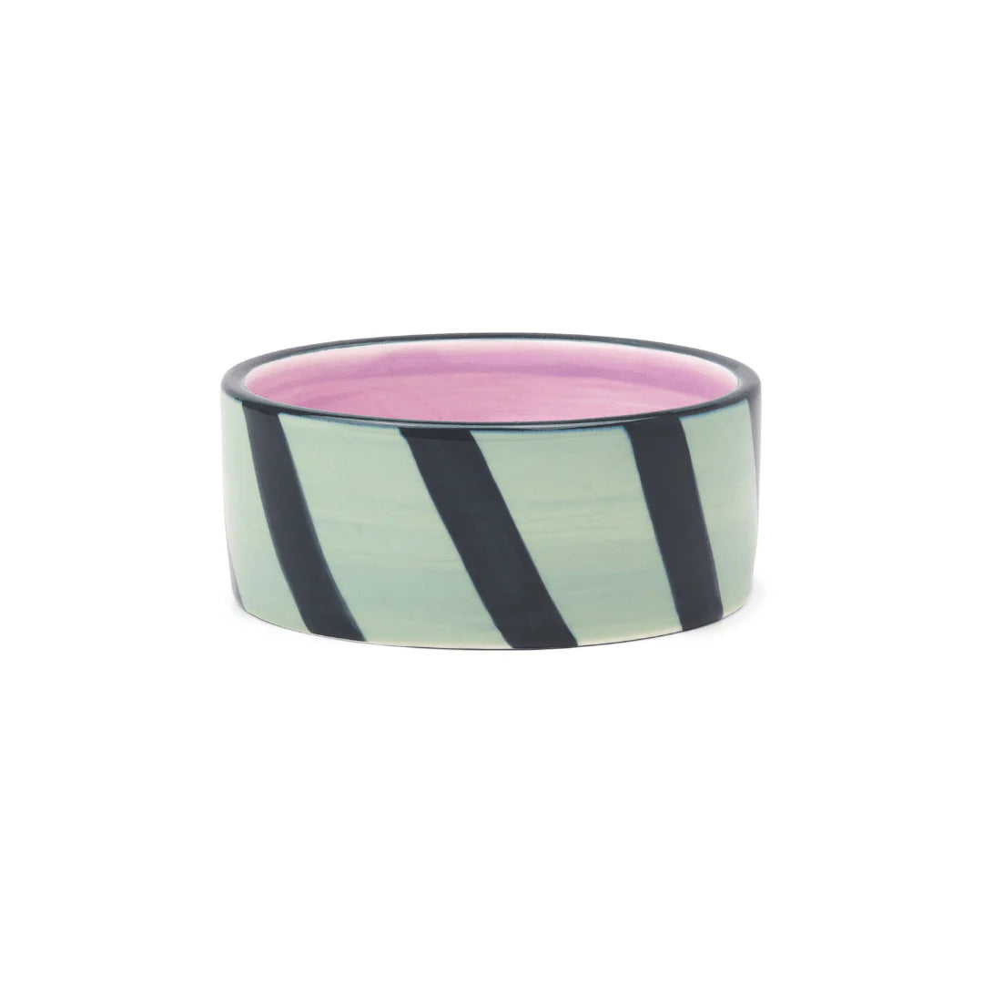The Izzy - Ceramic Wine Coaster (Blue & Green)