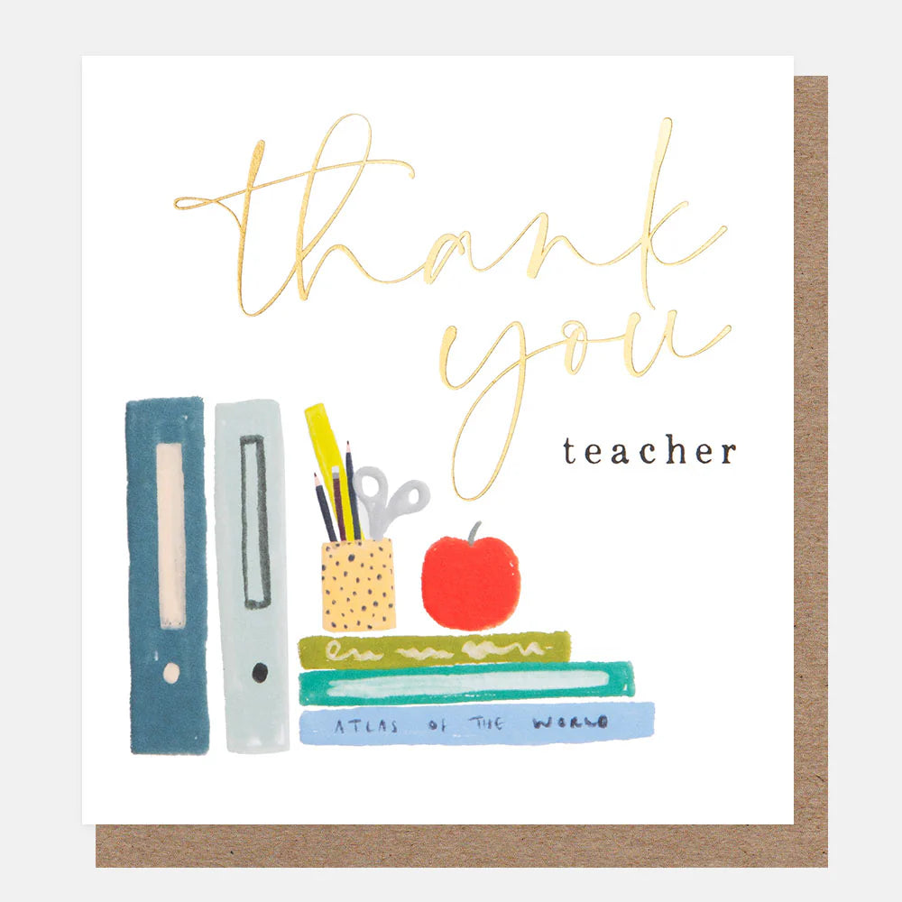 Thank You Teacher Card Books
