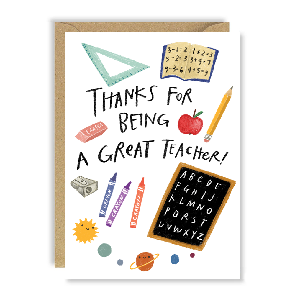 Thank You Teacher Card