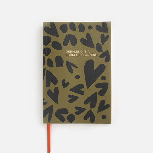 Life Planner Khaki/Black Heart