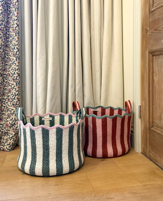 Jute Basket Tulip Large Fig