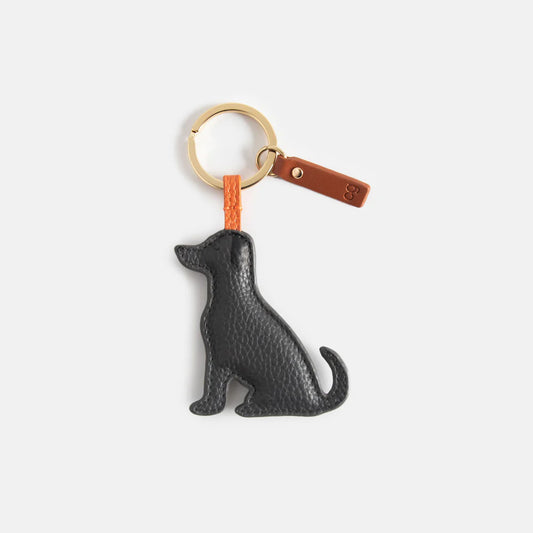 CG Charcoal Labrador Keyring