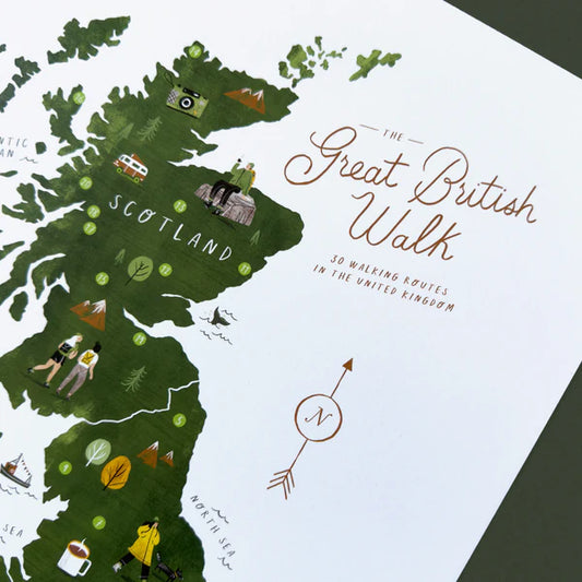 Great British Walk - A3 Print