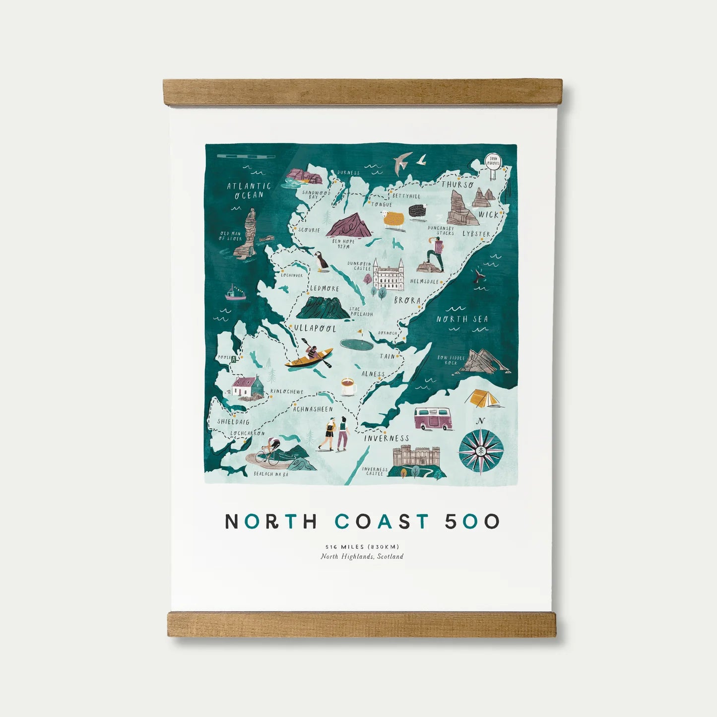North Coast 500 - A3 Print
