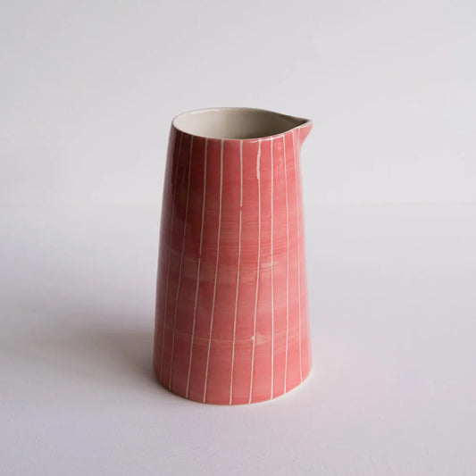 Musango Pitcher Jug Sgrafitto Rose
