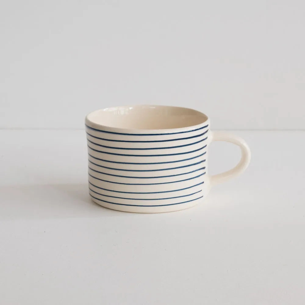 Musango Mug Horizontal Stripe Blue