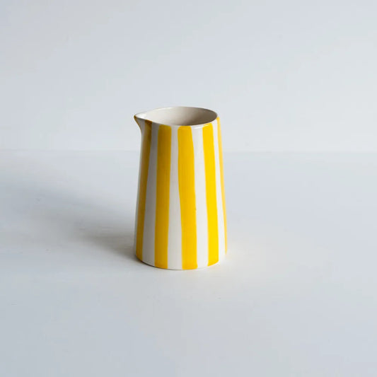 Musango Creamer Jug Candy Stripe Turmeric
