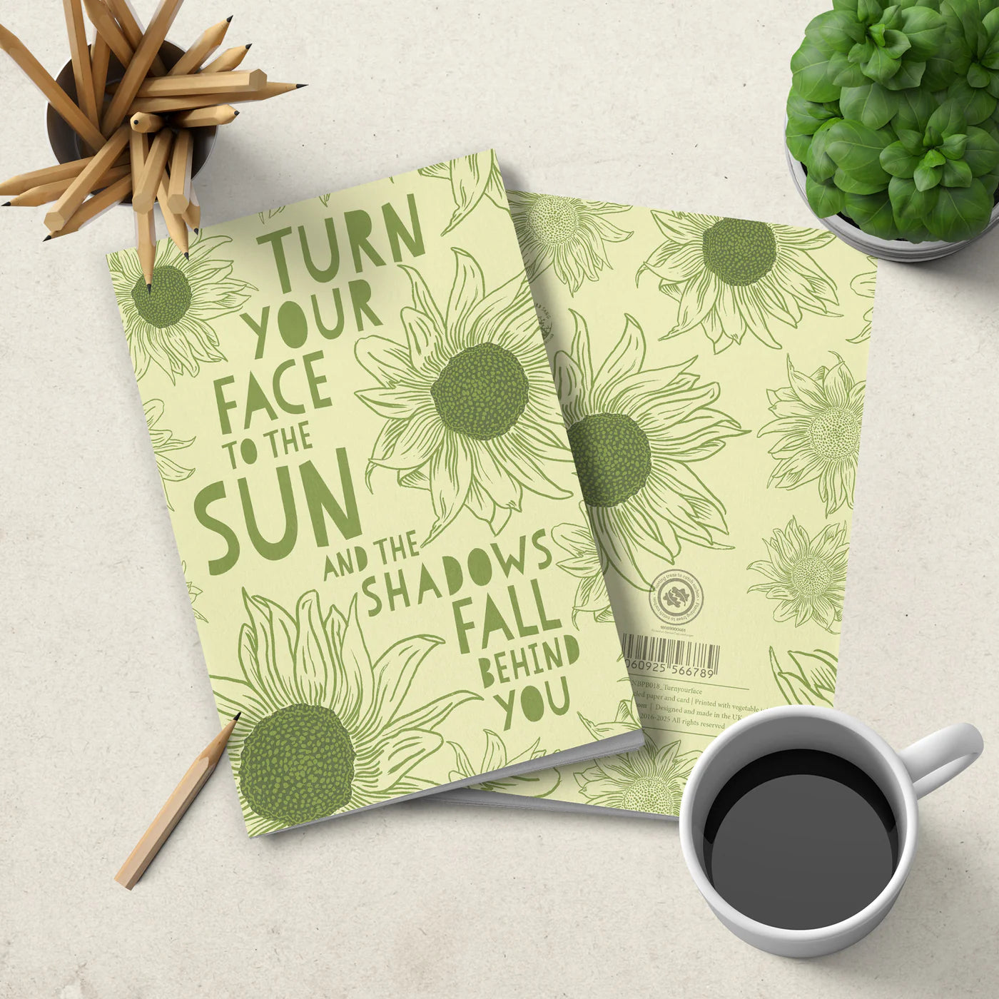 Notebook - Turn Your Face To The Sun