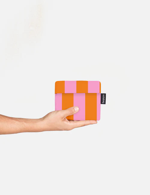 Notabag Original Bag/Backpack Orange & Pink Stripes | Tote Bags & Backpacks