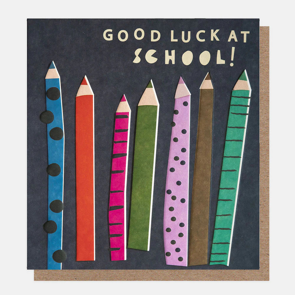 Card Good Luck At School