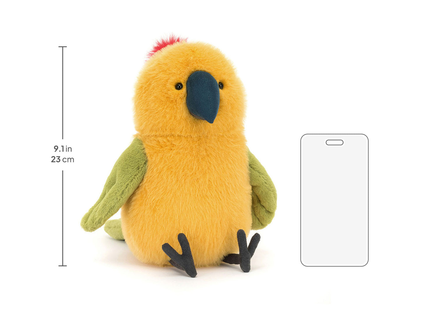 Jellycat Budgeby Parrot (1+)