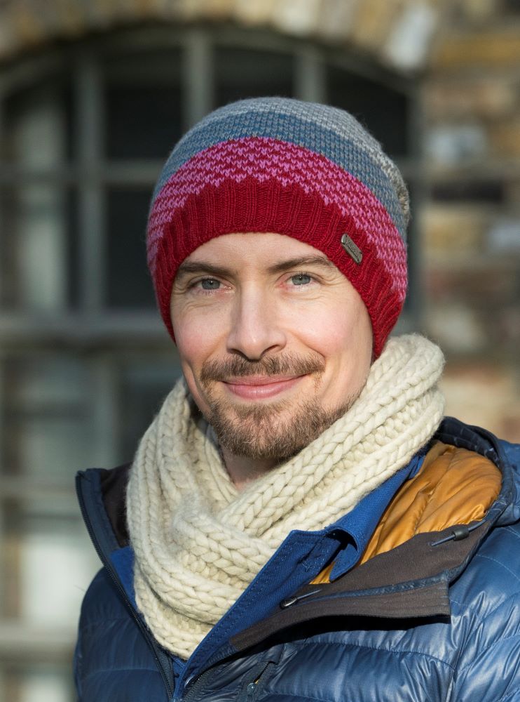 KuSan Floppy Beret Fine Yarn (Red)