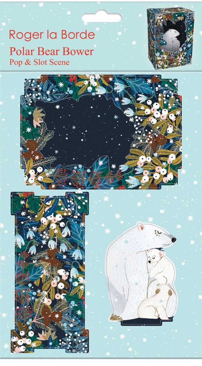 Small Pop & Slot Diorama Polar Bear Bower