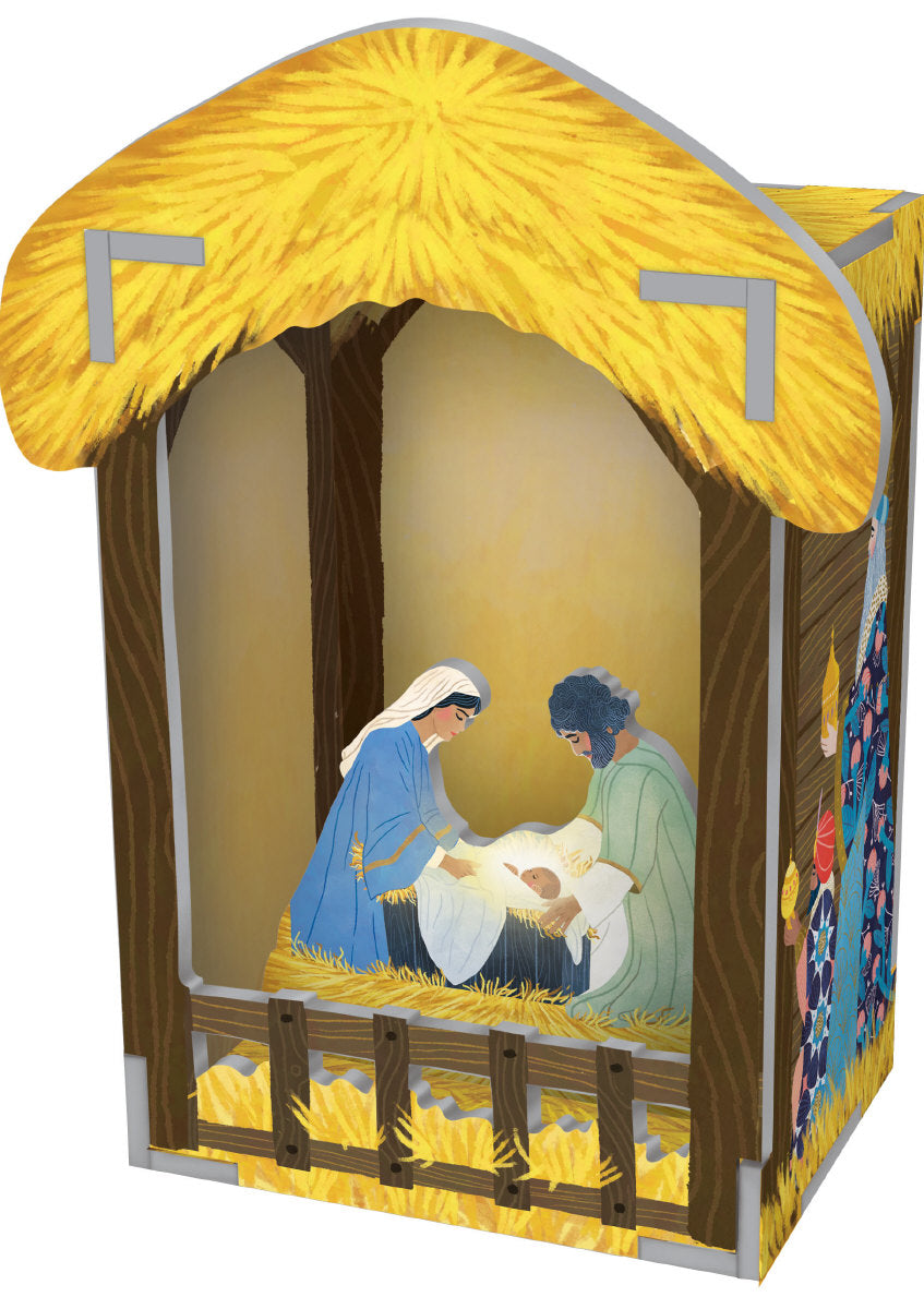Small Pop & Slot Nativity