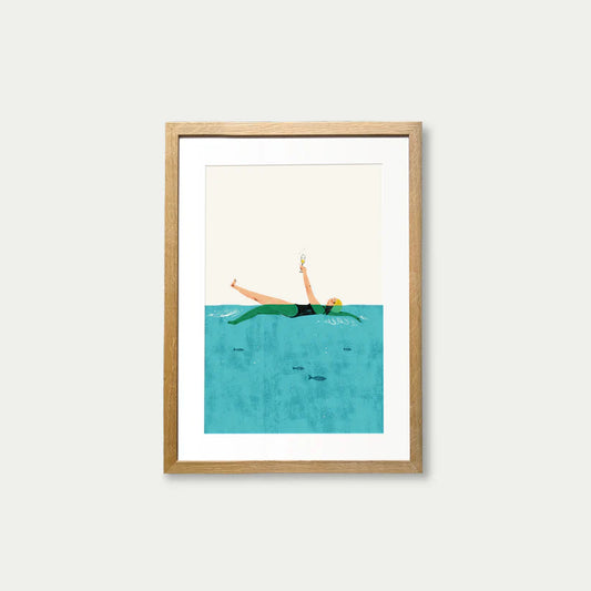 A4 Print Swim & Fizz (No Frame)