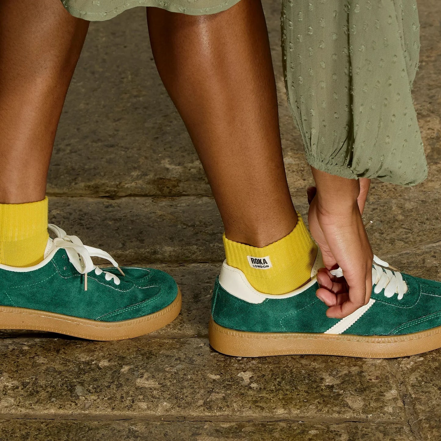 Roka Wembley Cotton Socks UK3-8 (Summer Yellow)