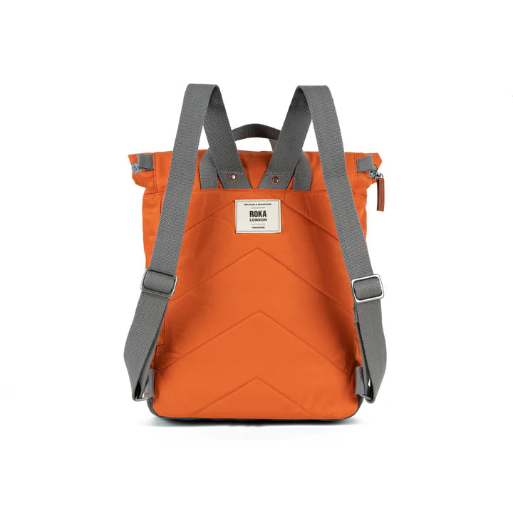 Roka Canfield B Backpack Recycled Nylon Medium (Burnt Orange)