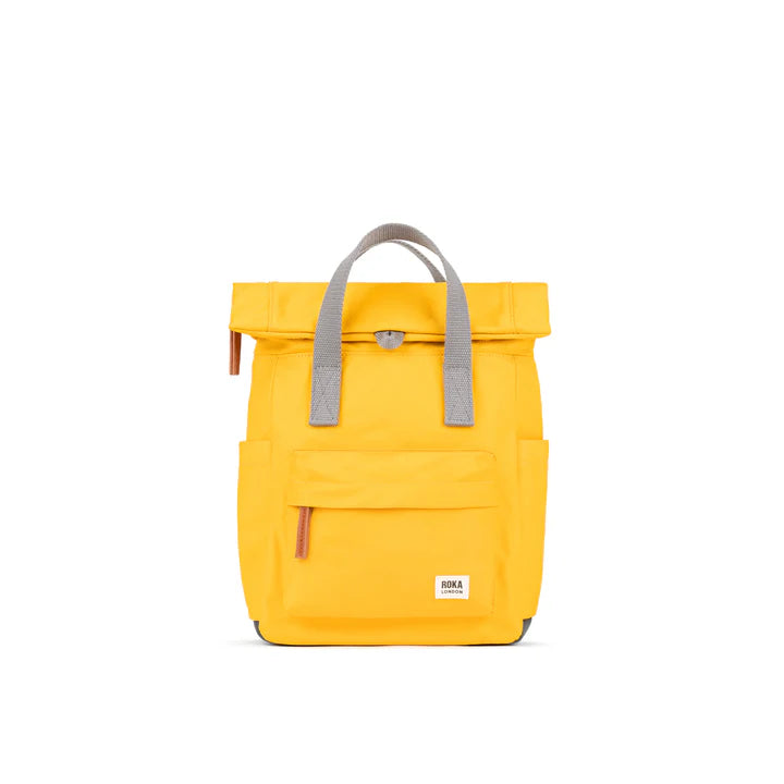 Roka Canfield B Backpack Recycled Nylon Small (Saffron Yellow)
