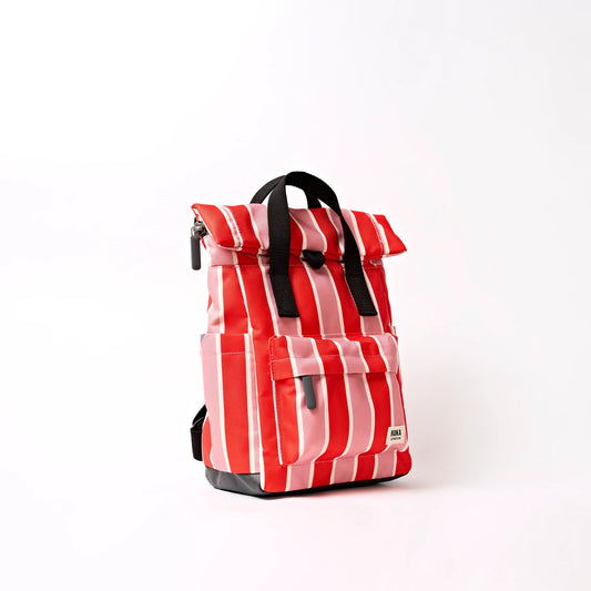 Canfield Backpack Small Canvas (Seaside Stripe)