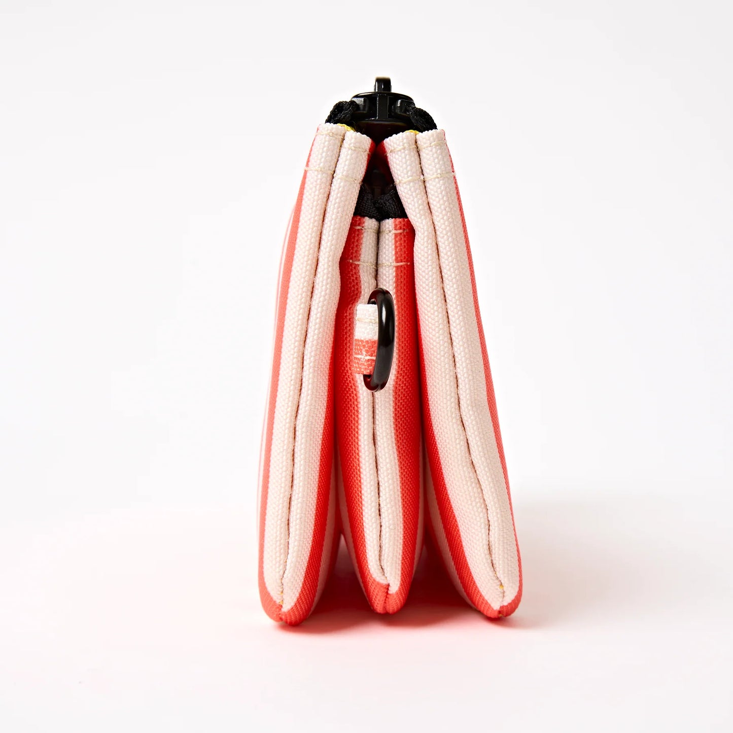 Carnaby Small Wallet Canvas (Coral Stripe)