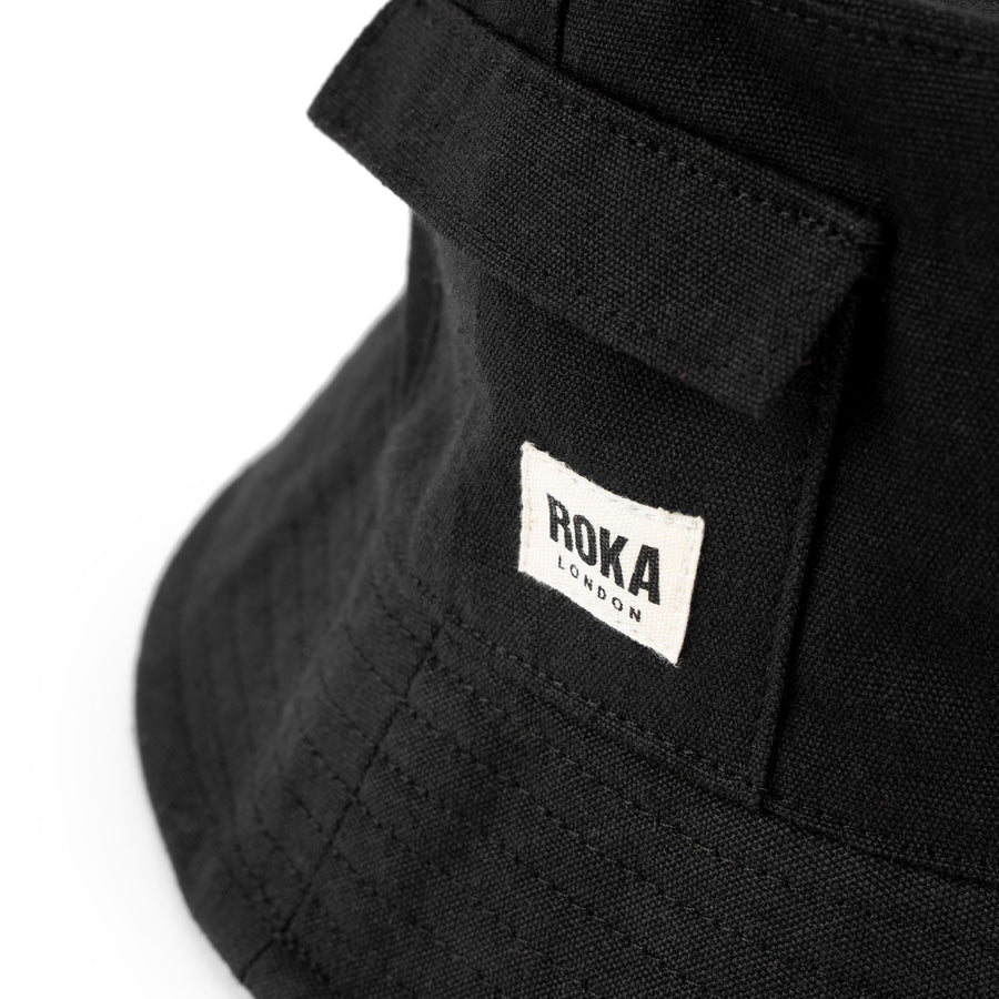 Roka London Hatfield Bucket Hat Black