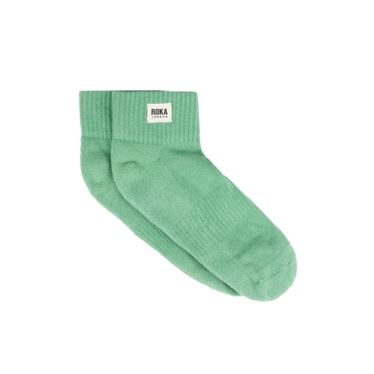 Roka Wembley Cotton Socks UK3-8 (Matcha Green)