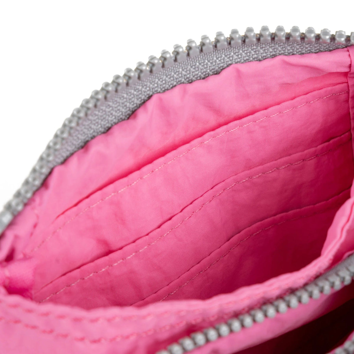 Roka Carnaby Wallet Small Taslon Hot Pink