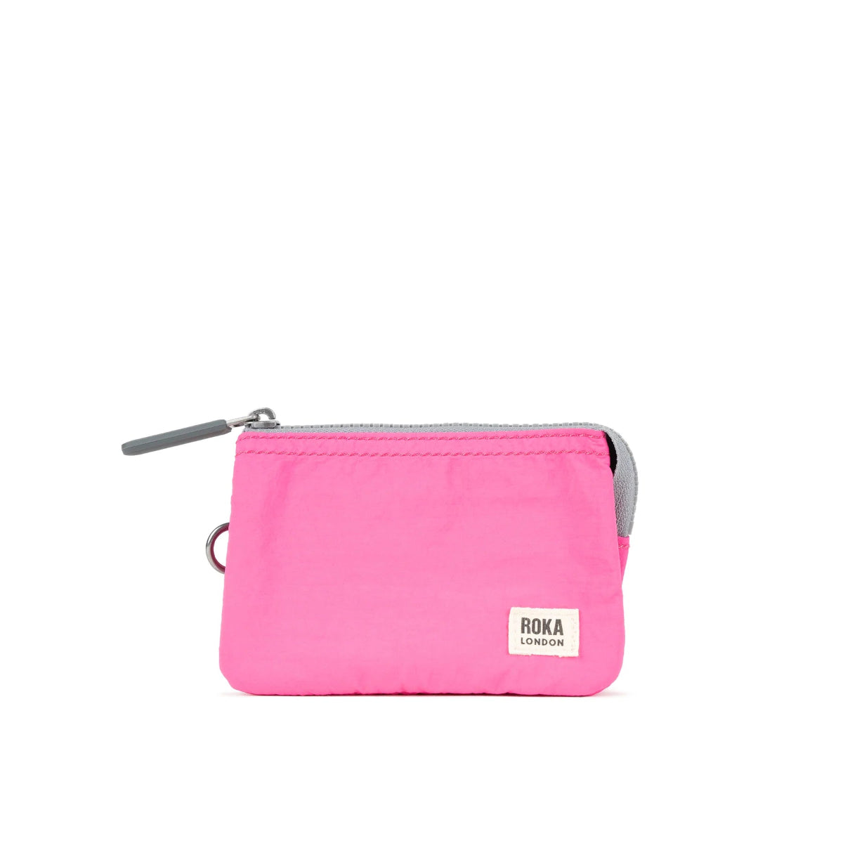 Roka Carnaby Wallet Small Taslon Hot Pink