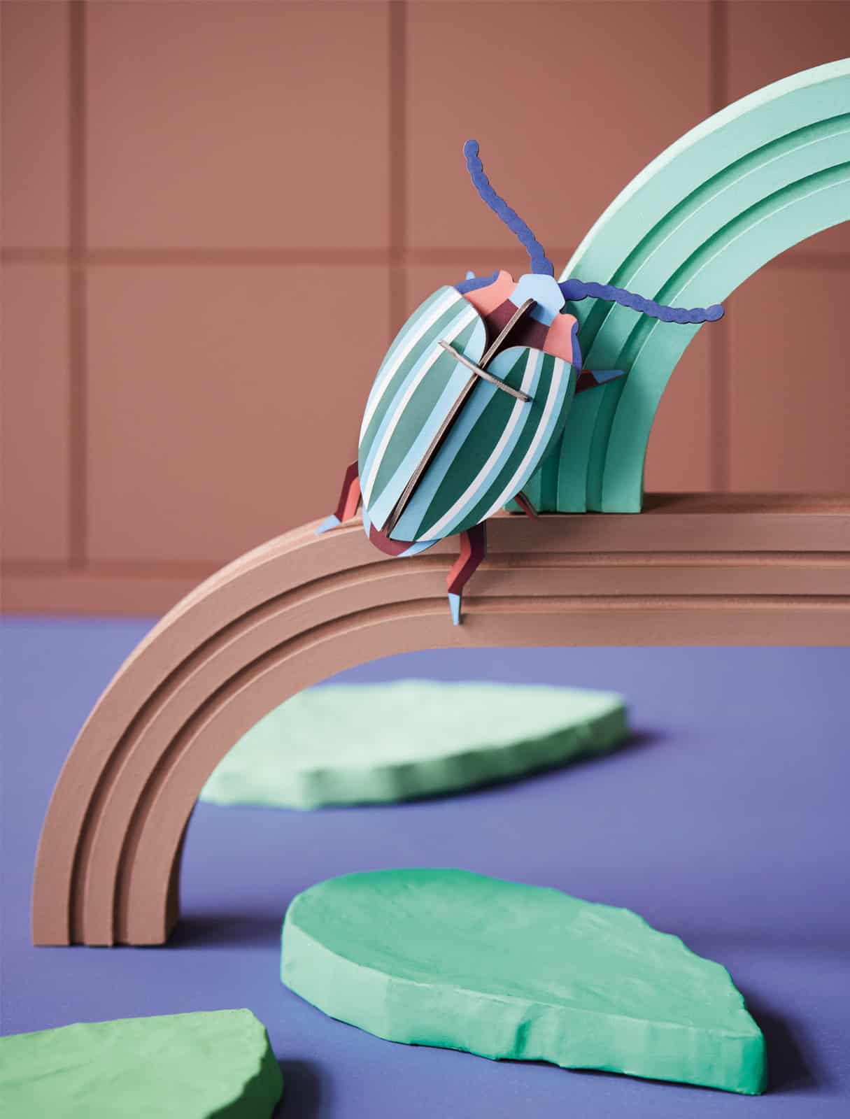 Studio Roof 3D Model Kit - Rainbow Leaf Beetle