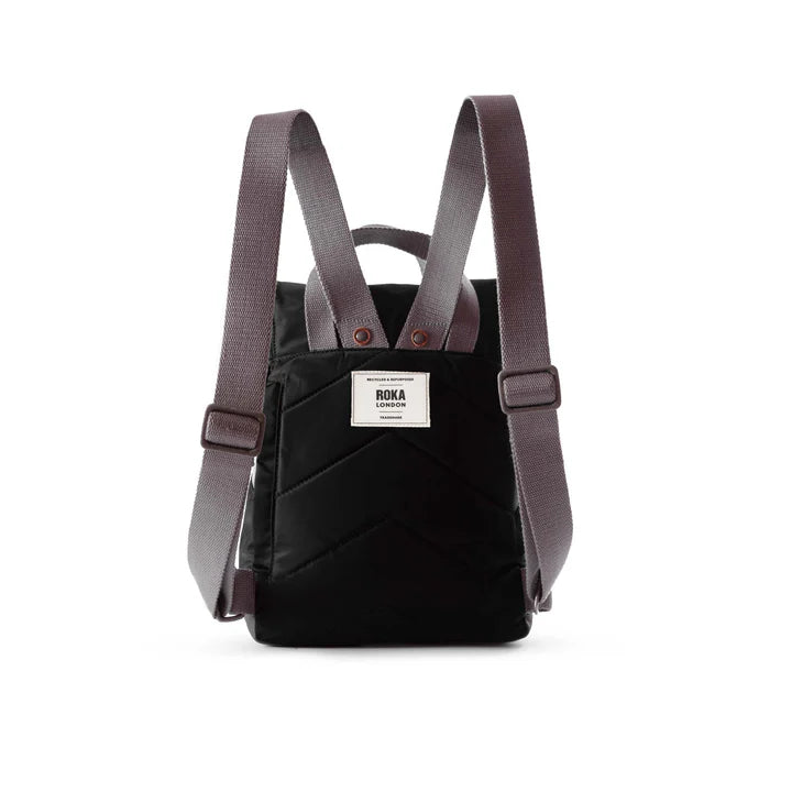 Roka Canfield B Backpack Recycled Nylon Small (Black)