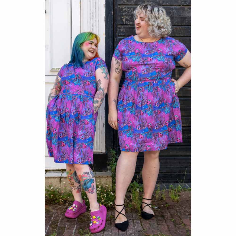 Run & Fly Tea Dress Jellyfish | Run and Fly Clothing
