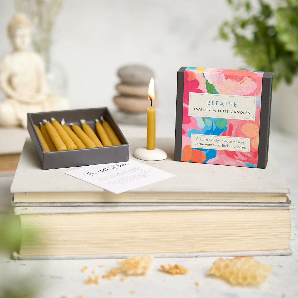 Twenty Minute Beeswax Candles - Breathe (Abstract)