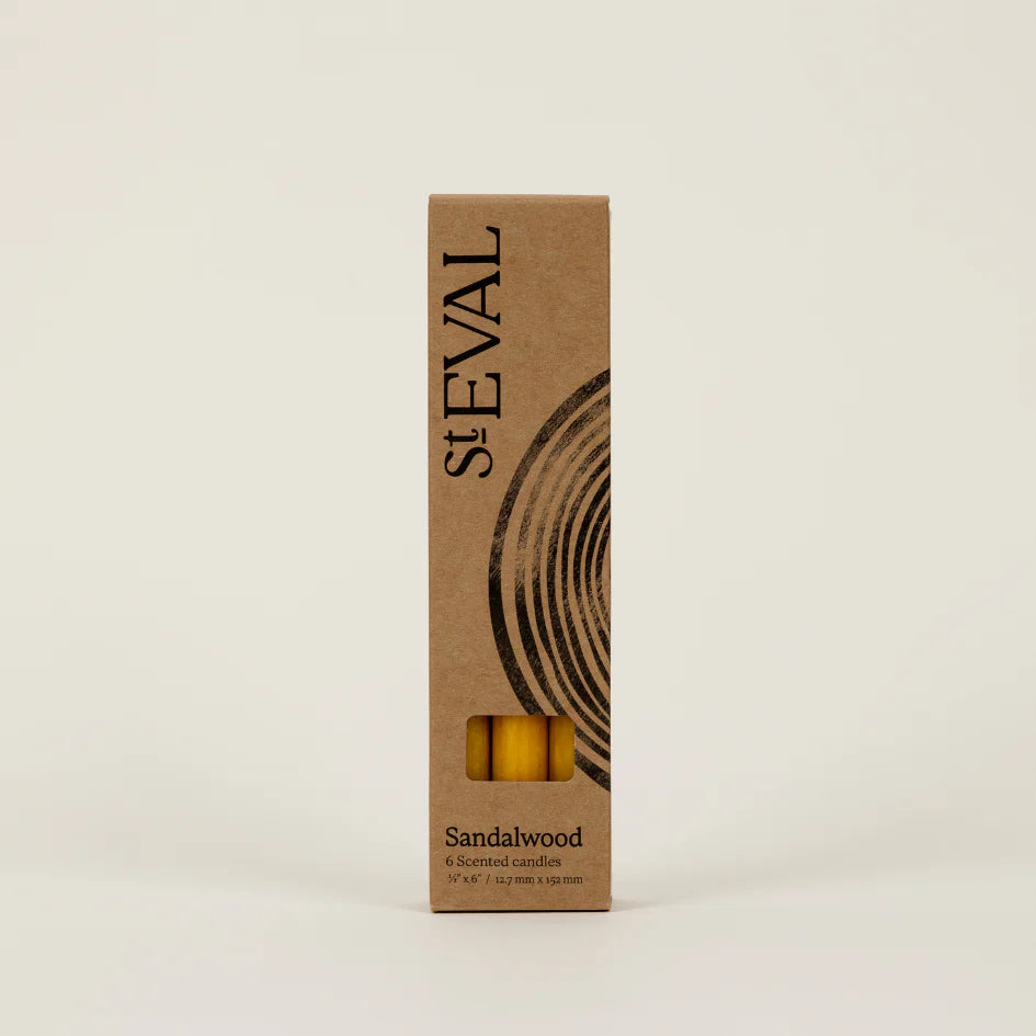 St Eval Kraft Mini Candles Sandalwood | Scented Candles