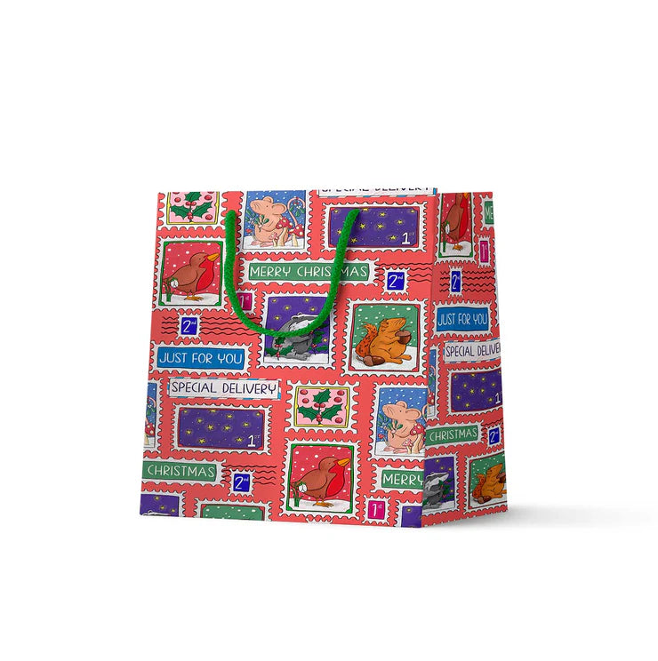 Woodland Stamp Mini Gift Bag