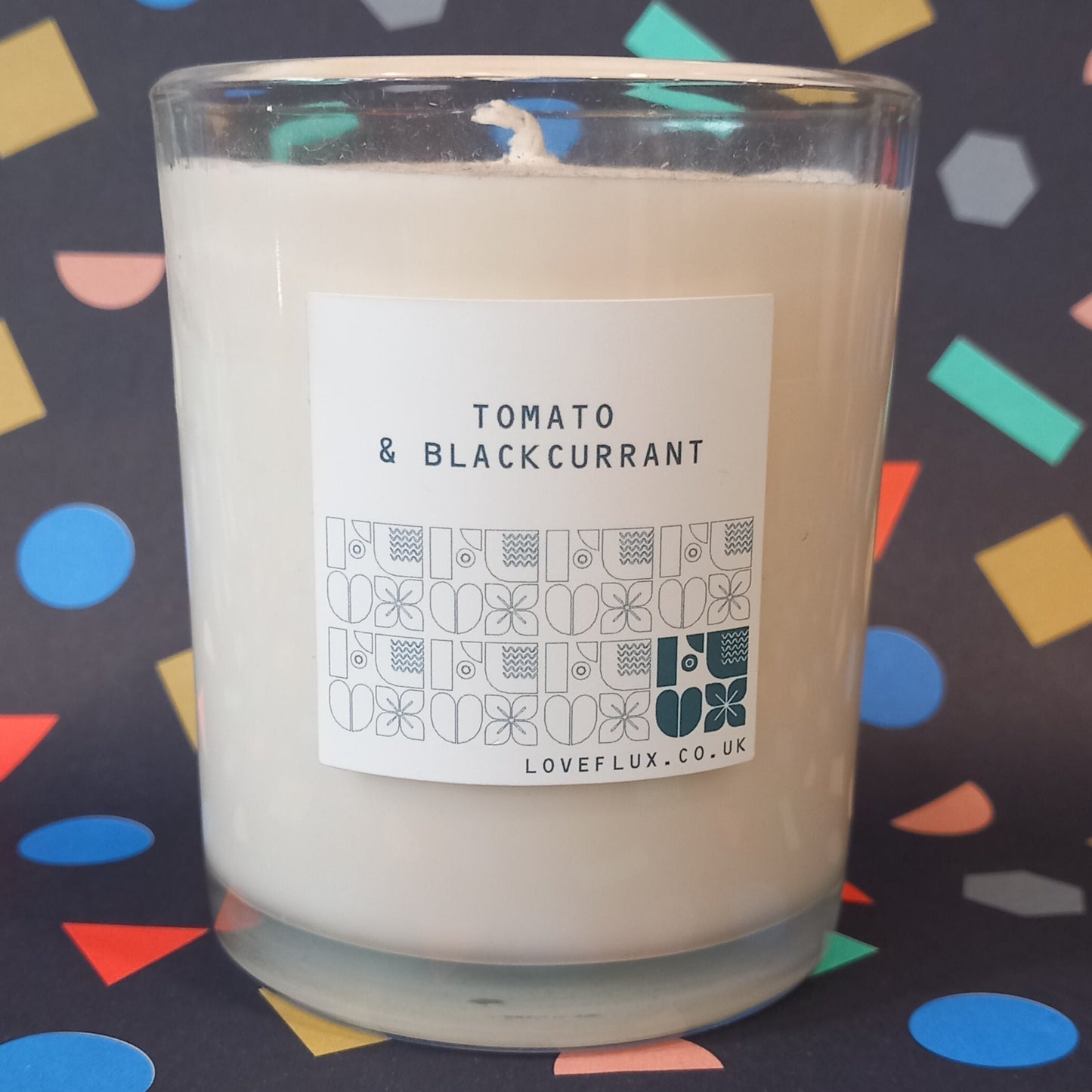 Flux Large Plant Wax Candle - Tomato & Blackcurrant