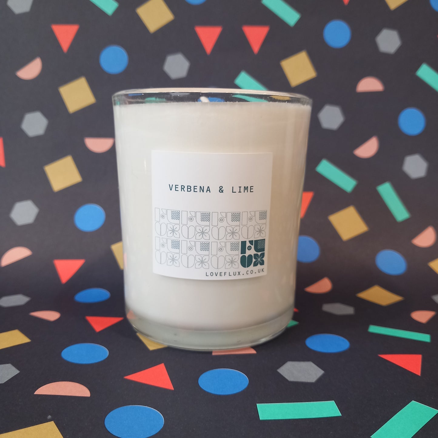 Flux Large Plant Wax Candle - Verbena & Lime