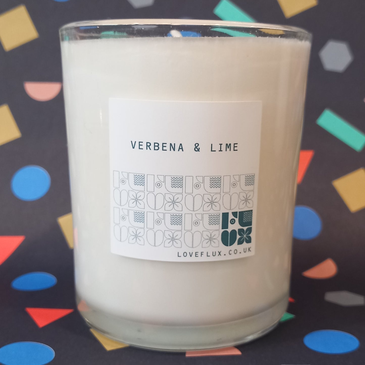 Flux Large Plant Wax Candle - Verbena & Lime