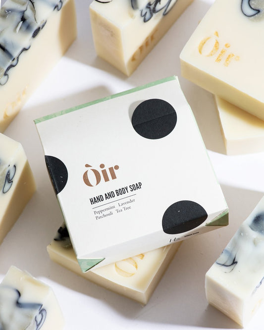 O'ir Soap Peppermint, Lavender, Patchouli, Tea Tree