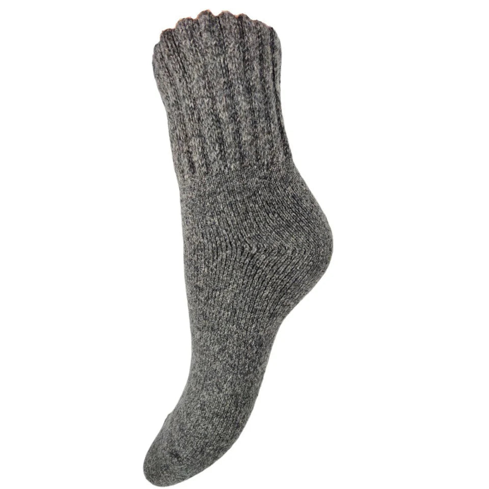 4-7 Wool Blend Socks (Dark Grey)