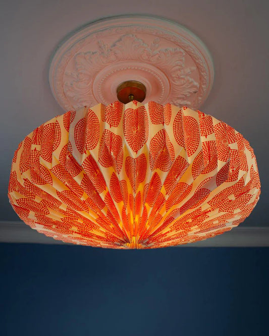 Origami Lampshade Saucer Sun Mask