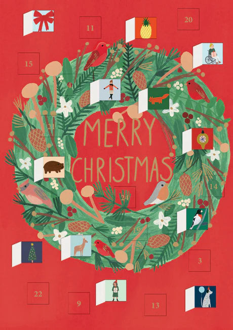 Advent Card Christmas Wreath