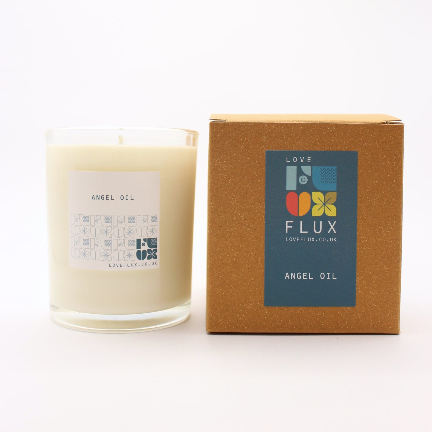 Flux Large Plant Wax Candle - Angel Oil
