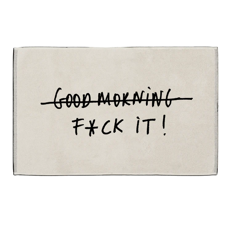 Cotton Bath Mat - F*ck It