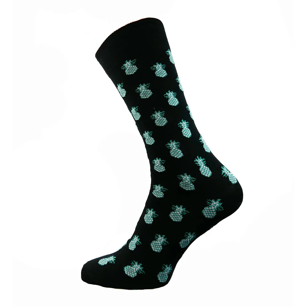 Joya Bamboo Socks Pineapple 7-11 | Men's & Women's Socks