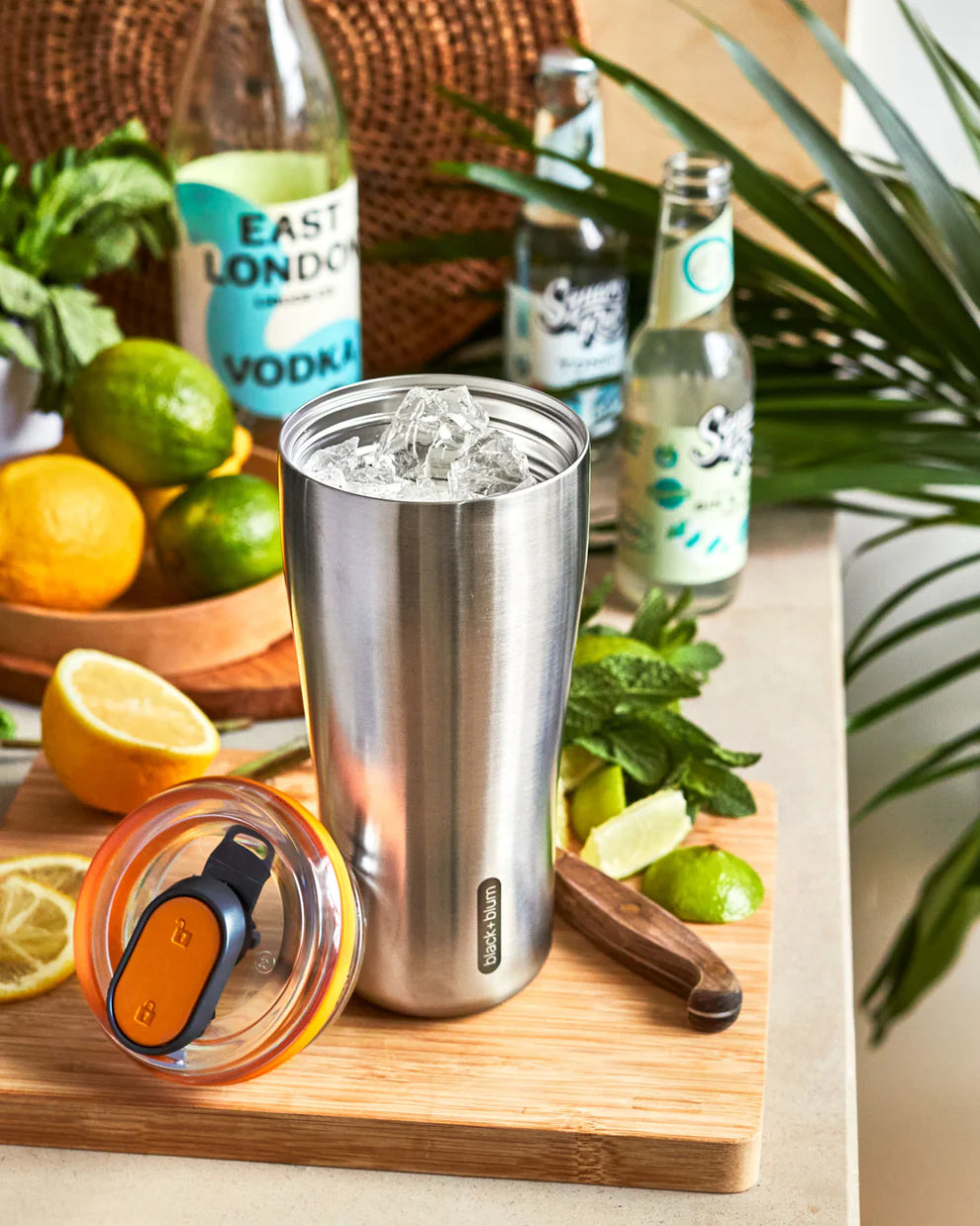 Black+Blum Insulated Travel Tumbler in Orange