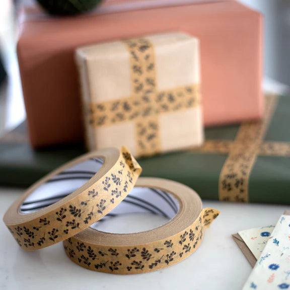 Cascayde Botanical Berries Paper Tape 24mm Wide
