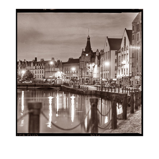 Blank Photograph Card Leith Clock Tower