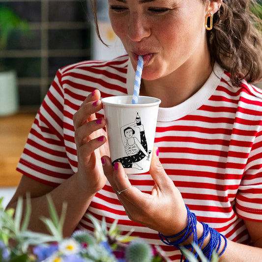 Helen B Porcelain Cup My Vibes | Helen B ceramics